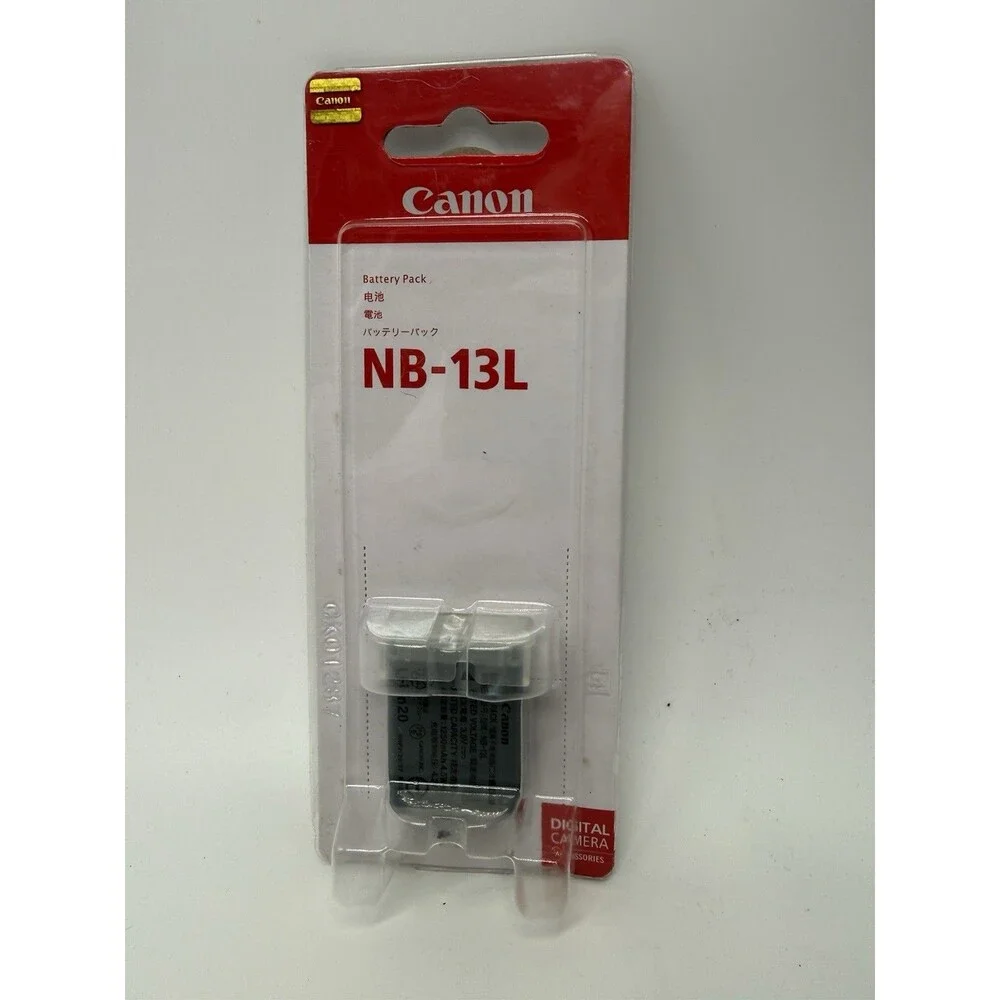 Canon Battery Pack NB-13L Genuine OEM for PowerShot G7X G5X G9X SX730 SX740 G7XI